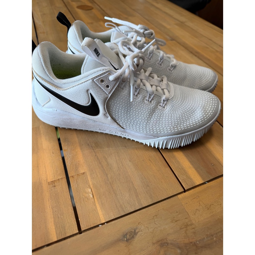 Nike Zoom Hyperspeed Court Volleyball Shoes White Black AA0286-100 Women's 9.5